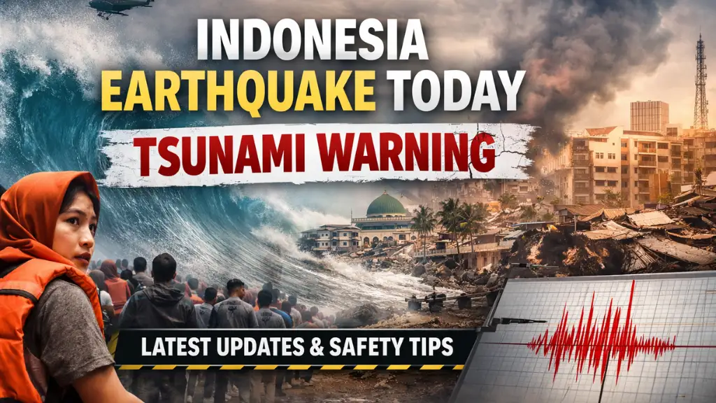Indonesia earthquake today tsunami warning